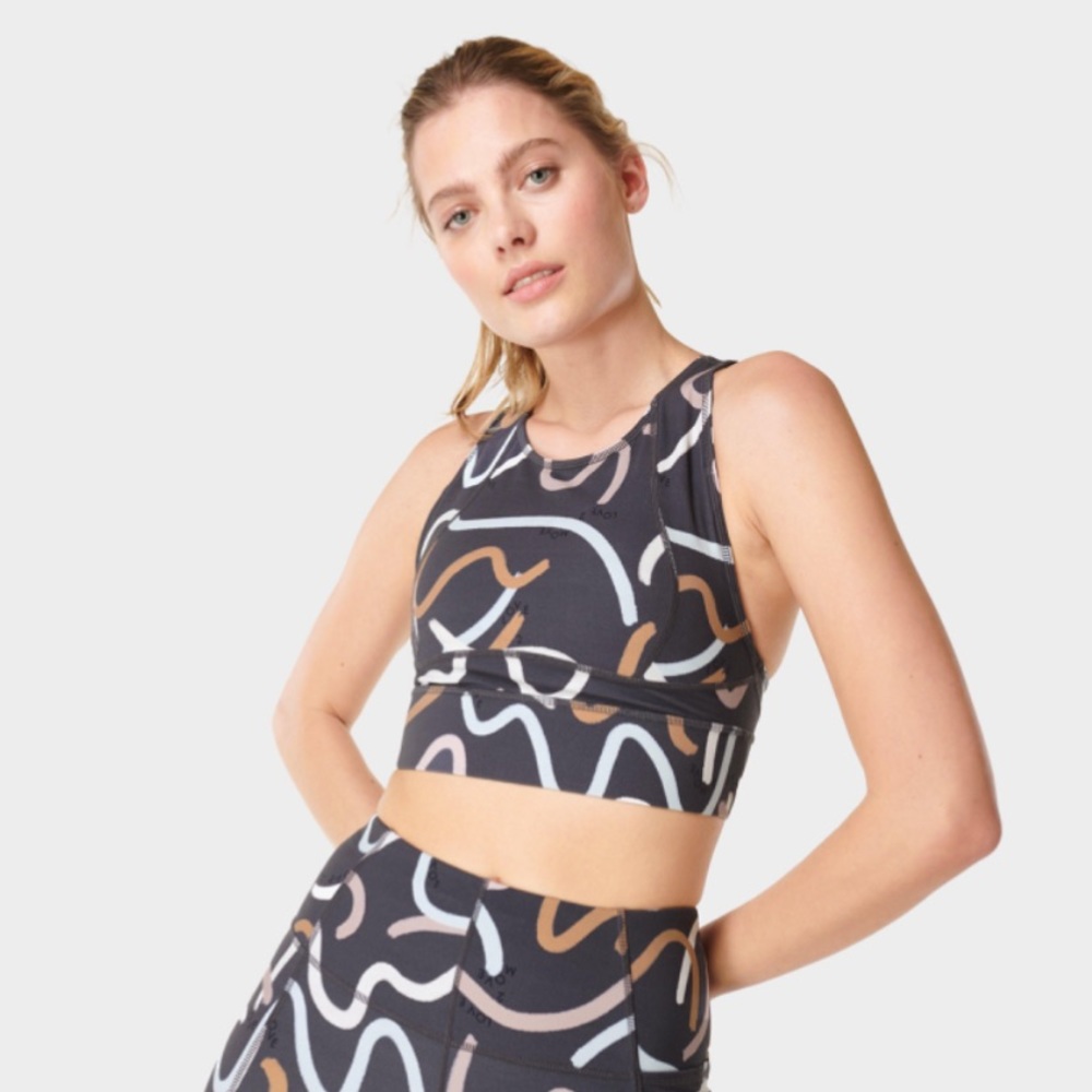 NWT Sweaty Better Super Soft Dance Crop small
